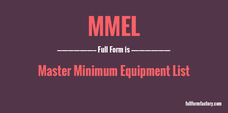 mmel-full-form