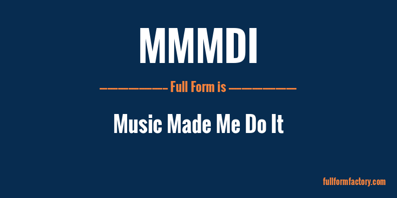 mmmdi-full-form