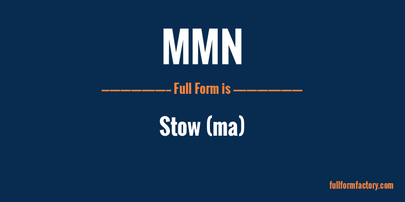 mmn-full-form