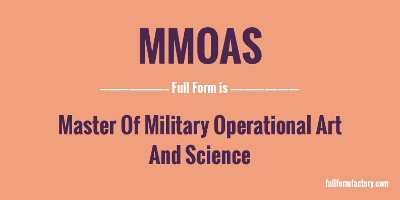 mmoas-full-form