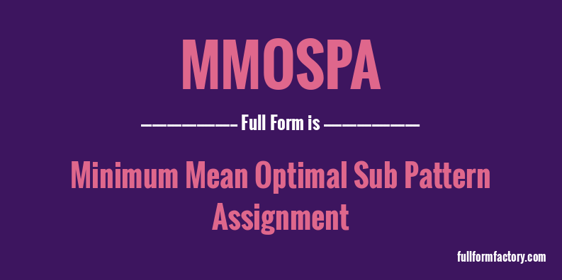 mmospa-full-form