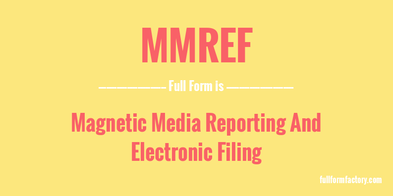mmref-full-form