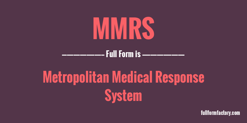 mmrs-full-form