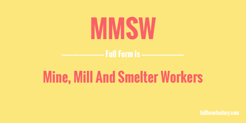 mmsw-full-form