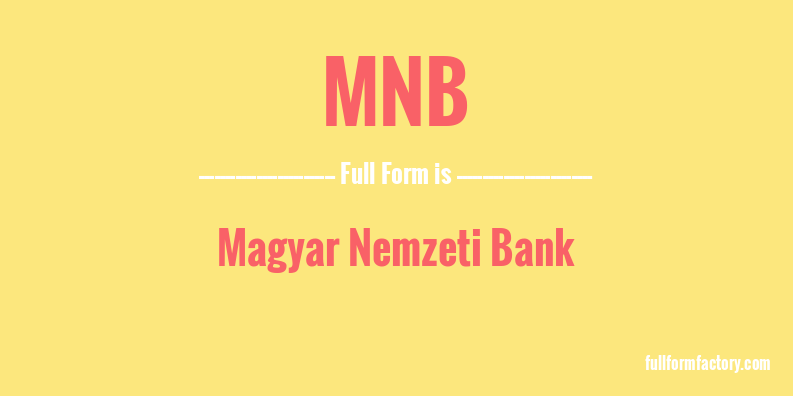mnb-full-form