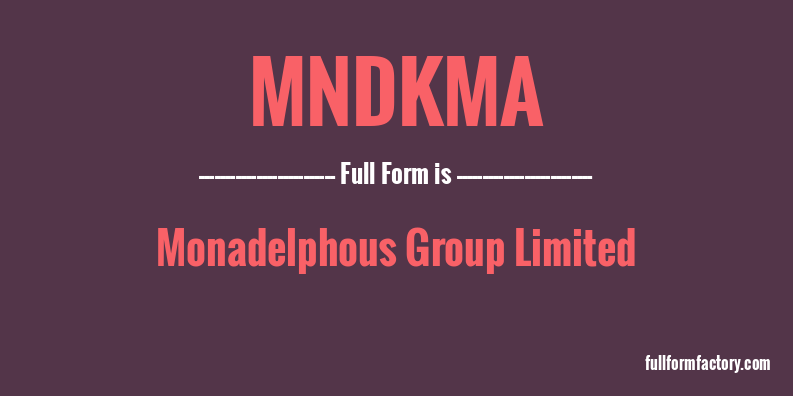 mndkma-full-form