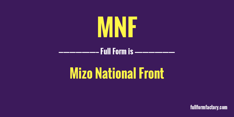mnf-full-form