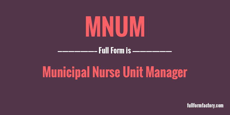 mnum-full-form