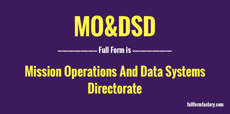 mo&dsd-full-form