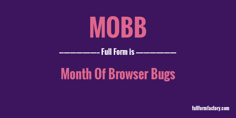 mobb-full-form