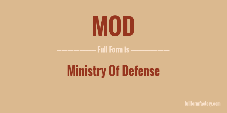 mod-full-form
