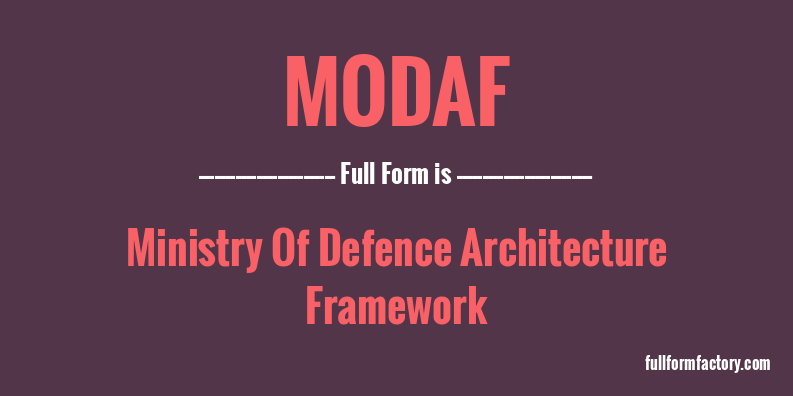 modaf-full-form
