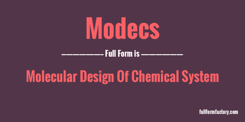 modecs-full-form