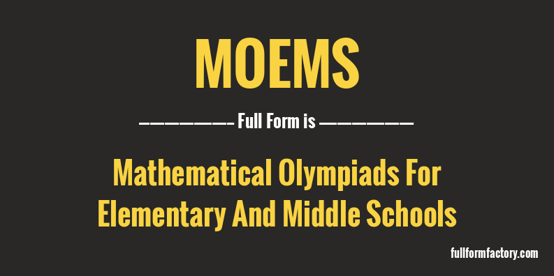 moems-full-form