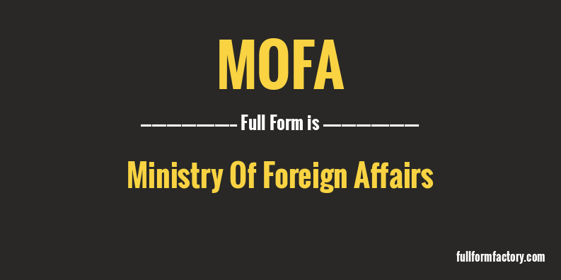mofa-full-form