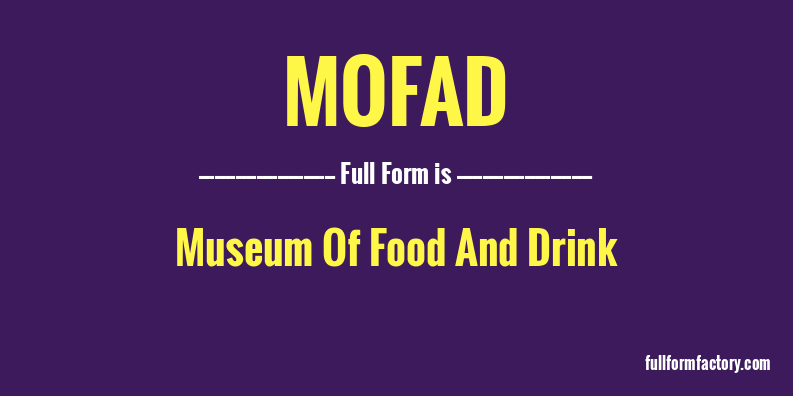mofad-full-form