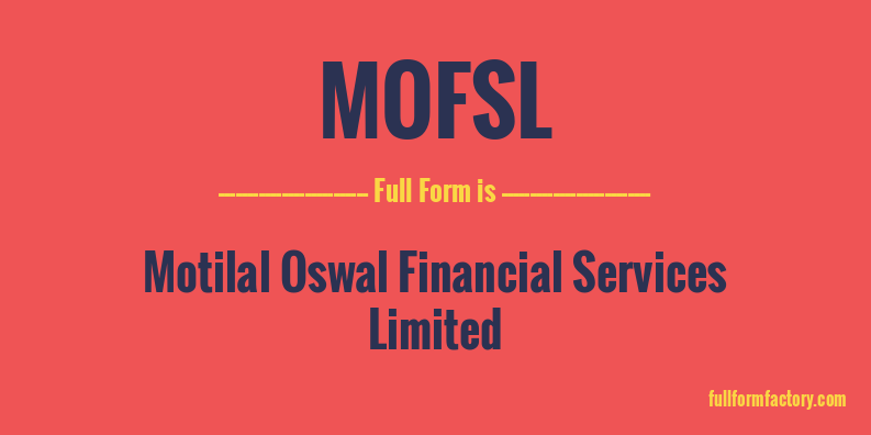 mofsl-full-form