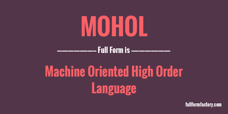 mohol-full-form