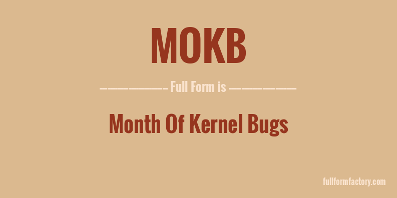 mokb-full-form