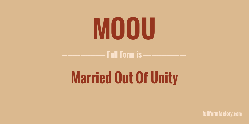 moou-full-form