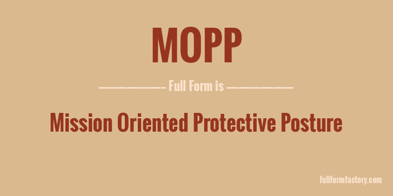 mopp-full-form