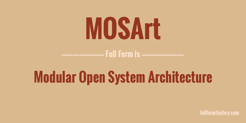 mosart-full-form