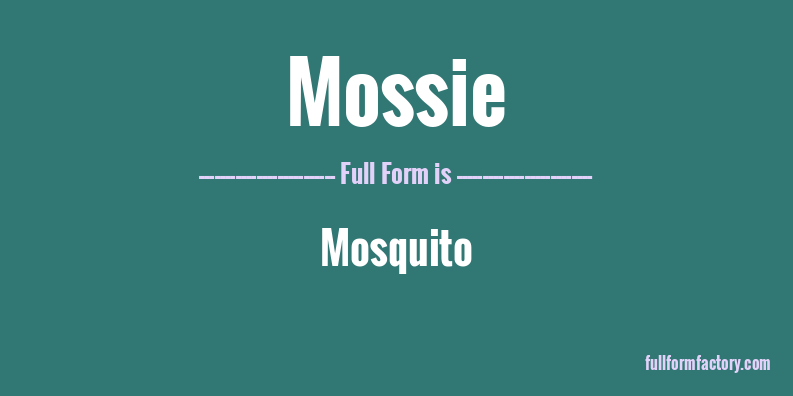mossie-full-form