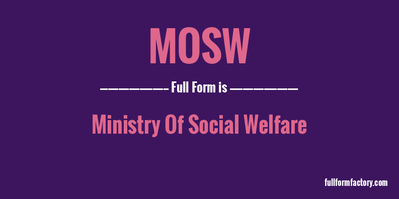mosw-full-form
