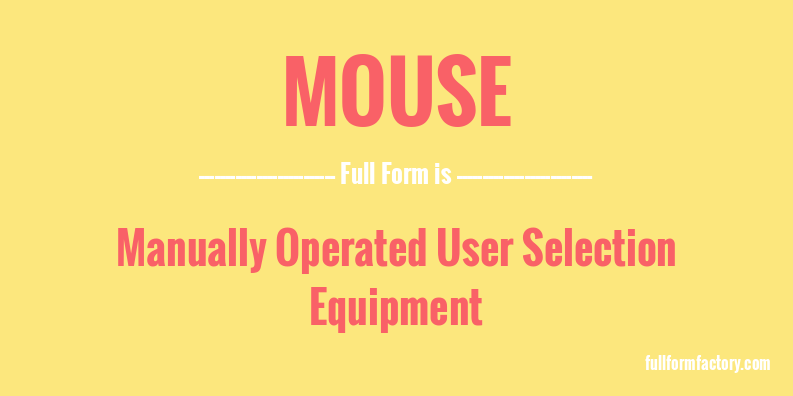 mouse-full-form