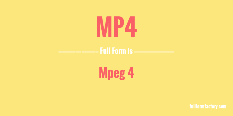 mp4-full-form