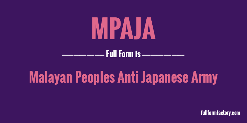 mpaja-full-form