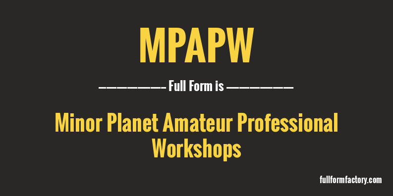 mpapw-full-form