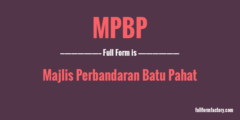 mpbp-full-form