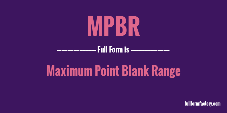 mpbr-full-form