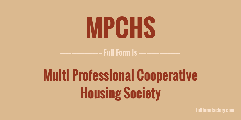 mpchs-full-form