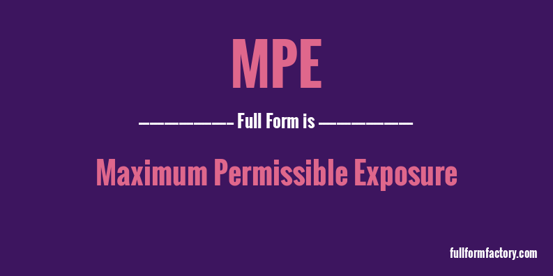 mpe-full-form
