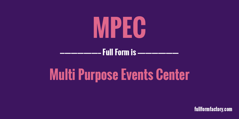mpec-full-form