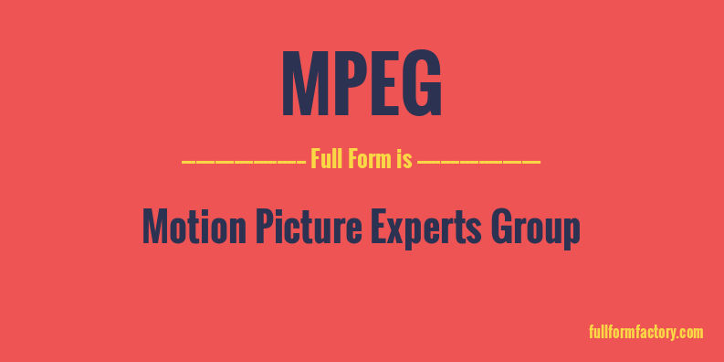 mpeg-full-form