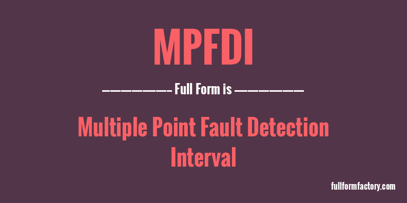 mpfdi-full-form
