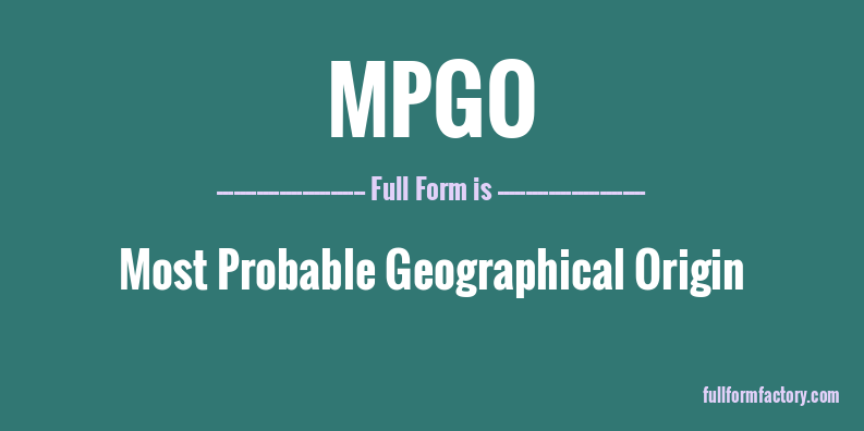 mpgo-full-form