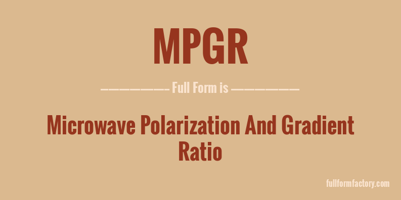 mpgr-full-form