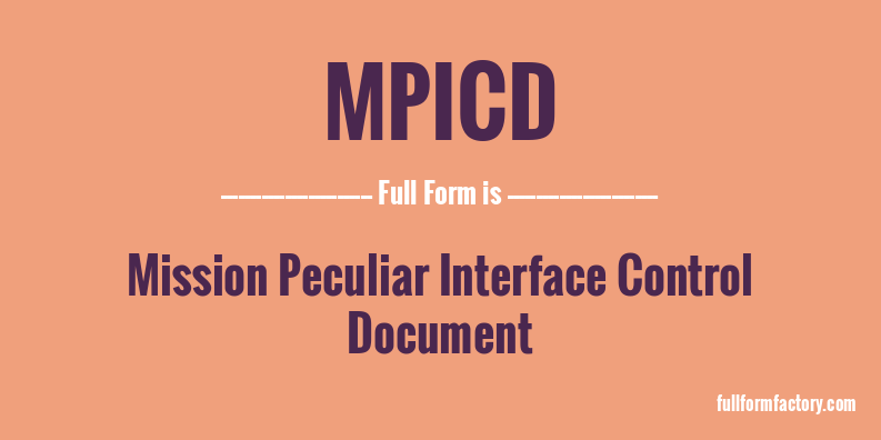 mpicd-full-form