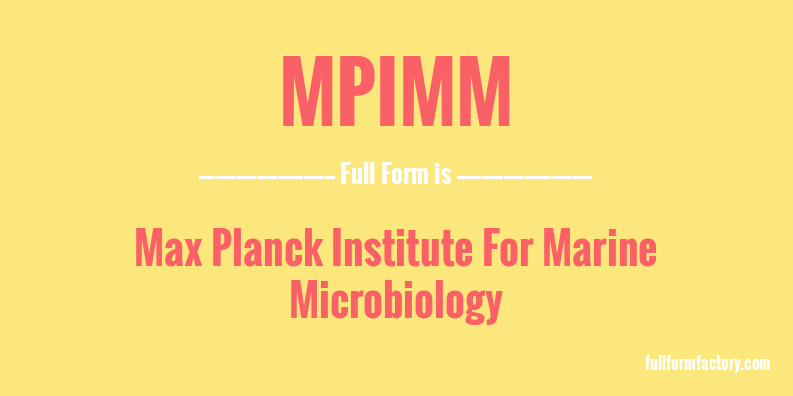 mpimm-full-form