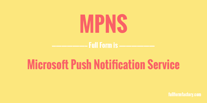 mpns-full-form