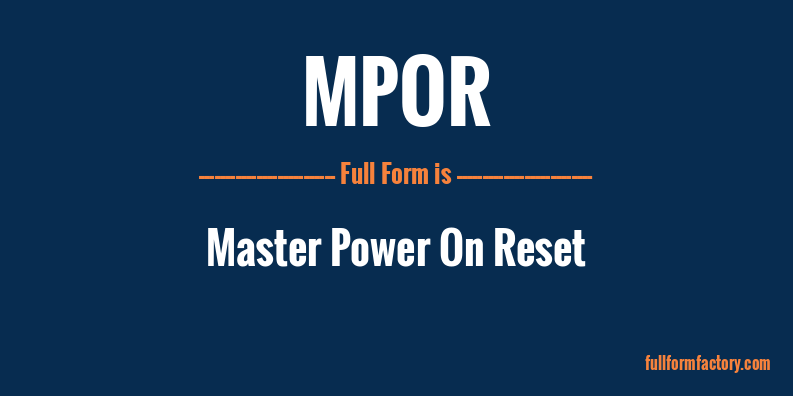 mpor-full-form