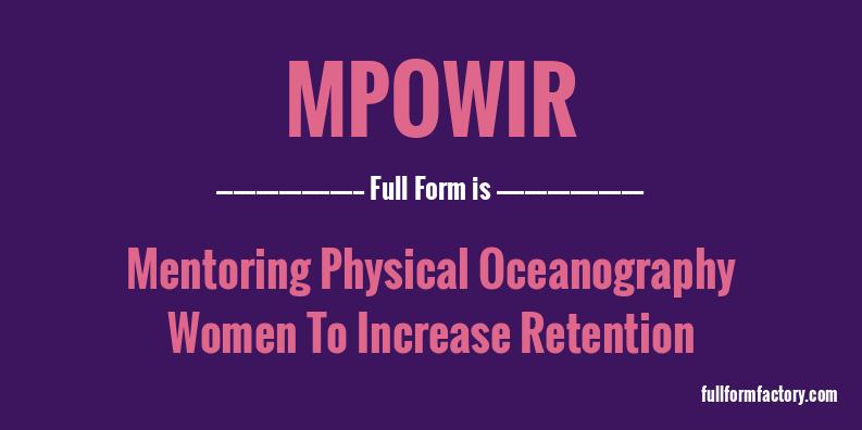 mpowir-full-form