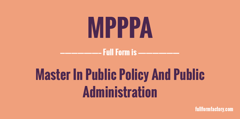 mpppa-full-form