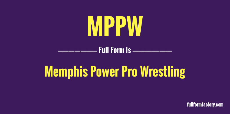 mppw-full-form