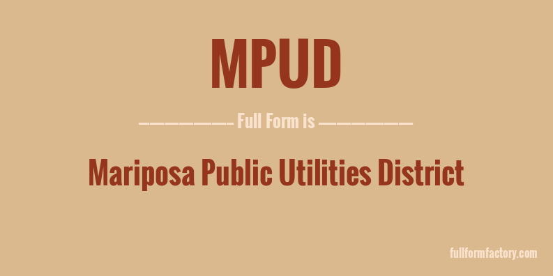 mpud-full-form