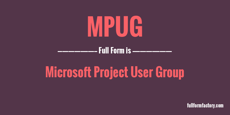 mpug-full-form